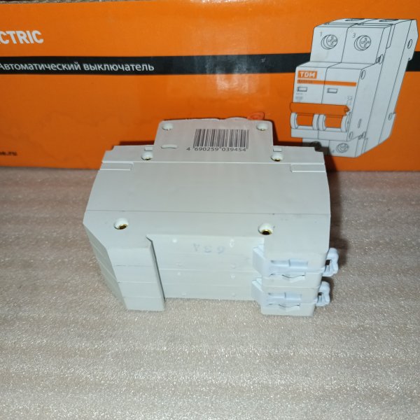 SQ0206-0099 Модульный электрический автомат двухполюсный ТДМ тип С 4,5 кА 63 ампера для защиты электрической цепи фото покупателя 1