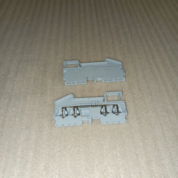 plc-jxb-st-2.5-4 Колодка клеммная пружинная JXB-ST-2.5 четыре вывода, для проводов с сечением 0.2...2.5 мм2, на DIN-рейку, серого цвета фото покупателя 1