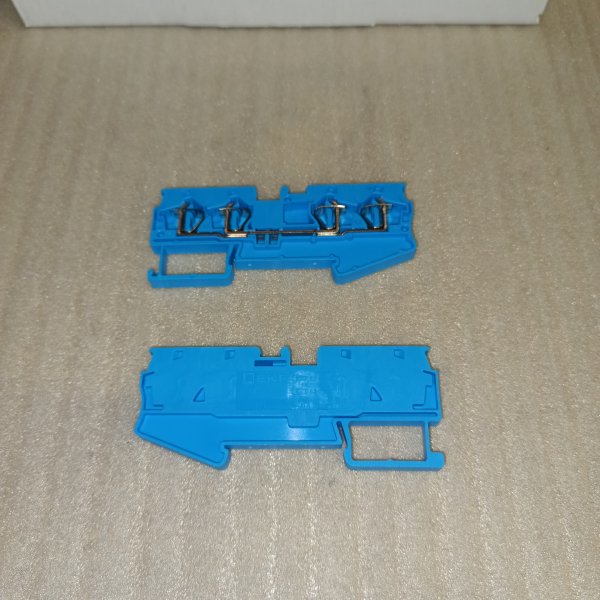 plc-jxb-st-4-4-blue Колодка клеммная пружинная JXB-ST-4 четыре вывода, для проводов с сечением 0.5...4 мм2, на DIN-рейку, синего цвета фото покупателя 2