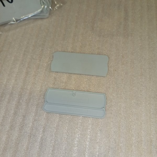 sak-st-1.5/2.5-4 Торцевая заглушка JXB-ST-1,5/2,5 (концевая пластина) для клеммной колодки, серого цвета фото покупателя 1