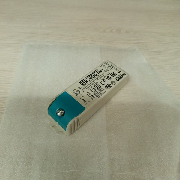 4008321073037 Электронный трансформатор OSRAM для галогенных ламп мощностью 75 Ватт с напряжением 12 Вольт. фото покупателя 2
