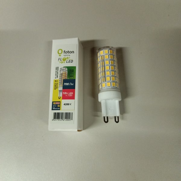 612007 Капсульная LED лампочка мощностью 10 Ватт с цоколем G9 белый свет фото покупателя 1