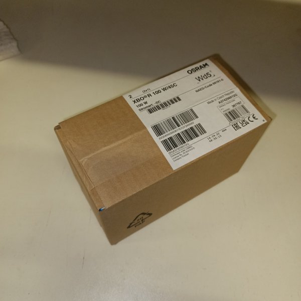 4050300367767 Ксеноновая лампа с отражателем и короткой световой дугой OSRAM XBO R 100W/45C W.CABLE фото покупателя 1