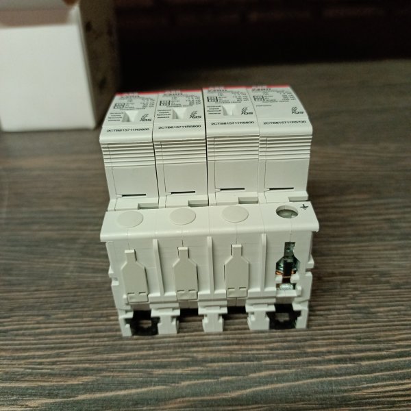 2CTB815710R5800 Устройство защиты от импульсных перенапряжений c нейтралью АББ серии OVR H T1-T2 3N 12.5-275s P QS фото покупателя 2