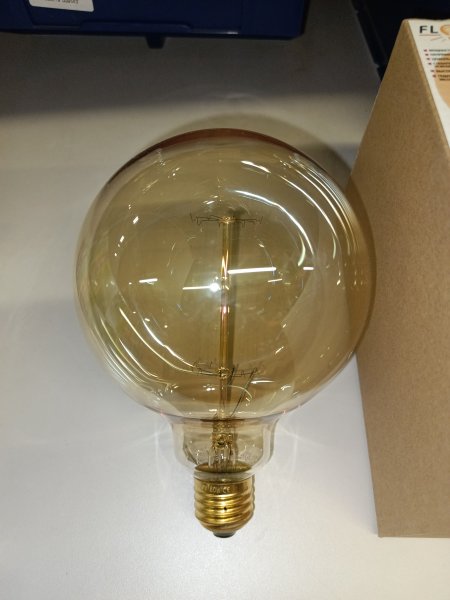 605887 Ретро лампа Эдисона FL-Vintage G125 60W E27 Foton Lighting фото покупателя 3