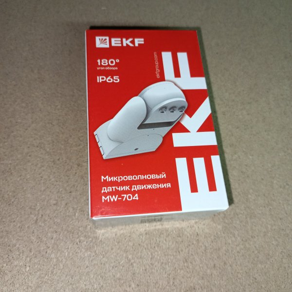 dd-mw-704 Микроволновый датчик присутствия Проксимо накладного монтажа с повышеной защитой от пыли и влаги, углом обнаружения 180 градусов и расстоянием срабатывания 15 метров, мощностью 1200 Ватт. фото покупателя 4