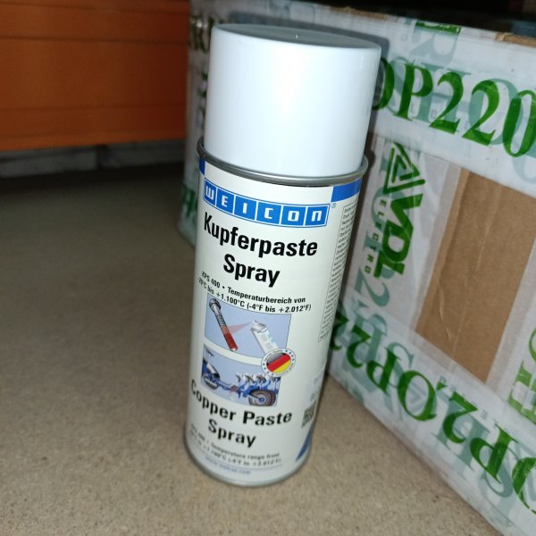 wcn27200400 Антикоррозийный спрей медная паста Copper Paste, для работы с контактными деталями (400 мл) фото покупателя 1