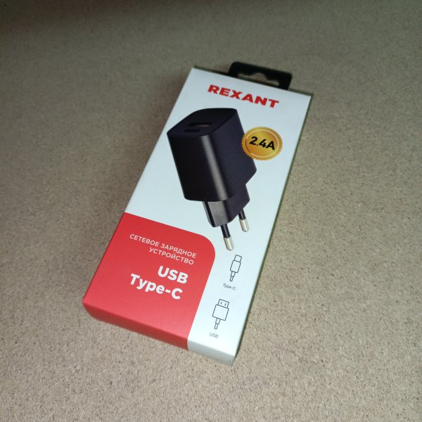 16-0297 Зарядное устройство USB 12 Вт (СЗУ) TypeC+A Рексант фото покупателя 1