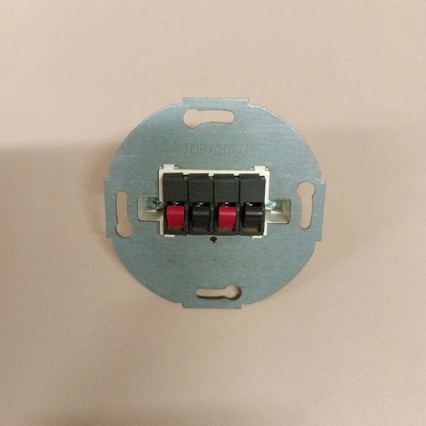 MTN467014 Механизм подключения громкоговорителей антрацит Merten (Schneider Electric) фото покупателя 2