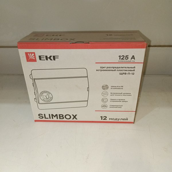sb-v-12w Встроенный модульный щиток пластиковый ЕКФ для дома и квартиры скрытой установки на 12 модулей фото покупателя 5