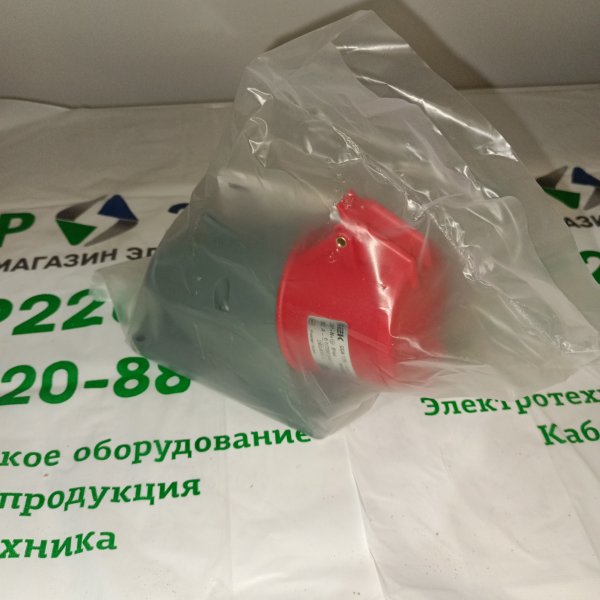 PSN12-032-5 Стационарная силовая розетка для открытой проводки серии MAGNUM ССИ-125 32А-6ч/200/346-240/415В 3Р+РЕ+N IP44 IEK фото покупателя 1