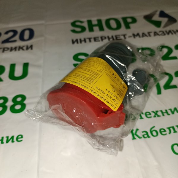 PSR22-016-4 Переносная силовая розетка ССИ-214 16А 380В 3Р+РЕ IP44 IEK фото покупателя 1