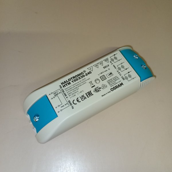 4050300581415 Электронный трансформатор OSRAM для галогенных ламп мощностью 150 Ватт с напряжением 12 Вольт. фото покупателя 1