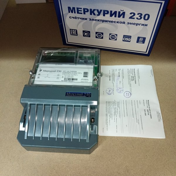230ART02PQRSIN Трехфазный счетчик электрической энергии Меркурий на 380 Вольт фото покупателя 2