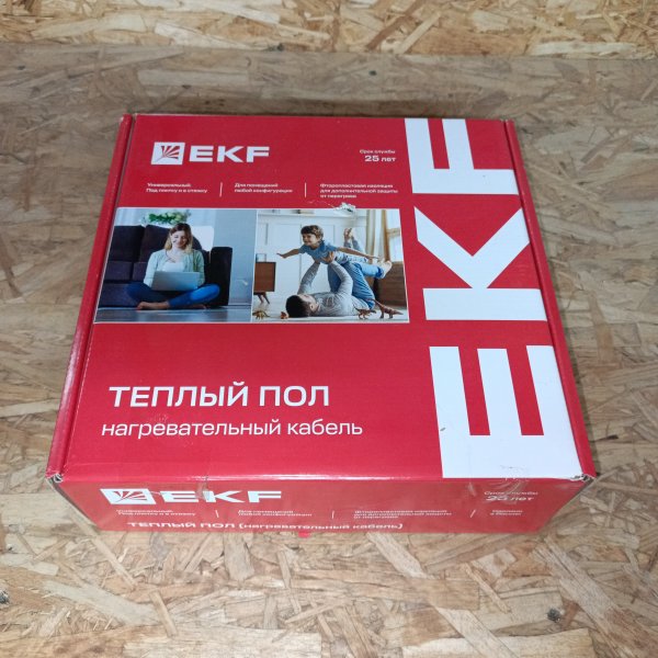 nk-1500 Кабельный теплый пол ЕКФ без термостата 10,0 квм фото покупателя 2