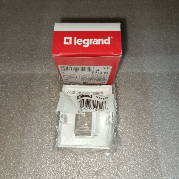 Накладка (771575) жемчужного цвета на компьютерную розетку фирмы Legrand серии Galea Life фото покупателя 1