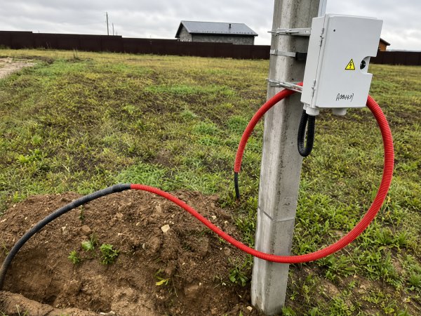 PR15.0251 Пластиковая двухслойная гофра ПНД 32мм с протяжкой для прокладки электрического кабеля и провода фото покупателя 1