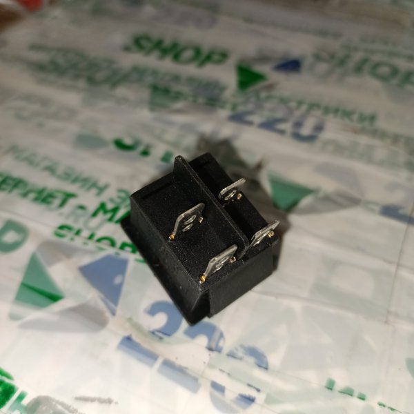 36-2330-1 Двухпозиционный клавишный переключатель Рексант с красной led-индикацией, компактный с 4 контактами на 16А в индивидуальной упаковке фото покупателя 2