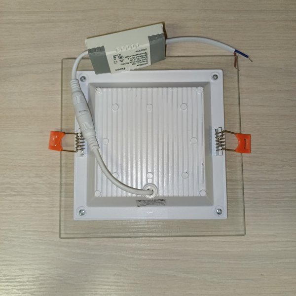 27854 Встраиваемый светодиодный светильник LED Даунлайт Feron AL2111 12W 4000k 960lm 160х160х35mm фото покупателя 2