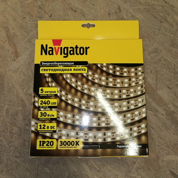14465 LED лента Navigator увеличиной мощности NLS-2835, 3000К фото покупателя 1
