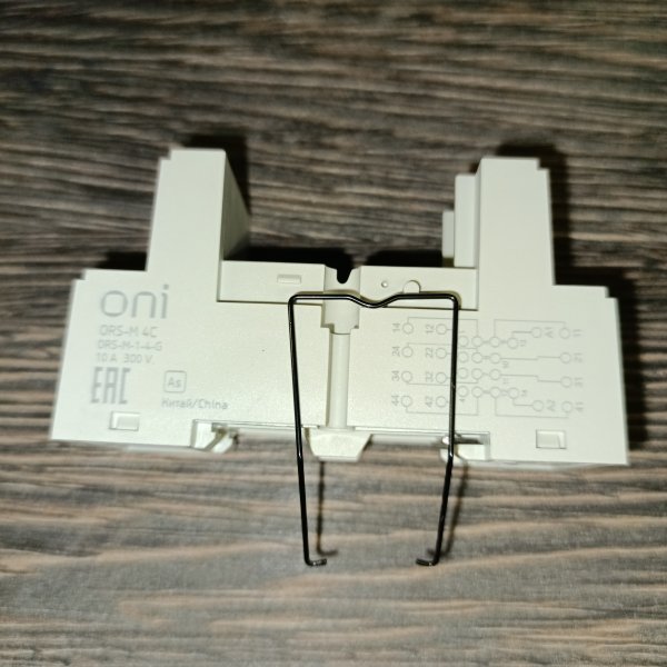 ORS-M-1-4-G Розеточный разъем на дин рейку для реле ORM с четырьмя перекидными контактами фото покупателя 1