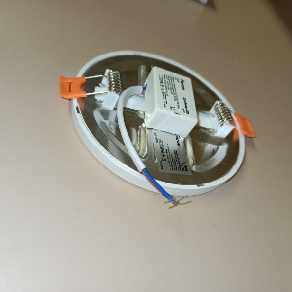 29726 Белый встраиваемый LED светильник Даунлайт Ферон AL508 мощностью 9 Ватт, белый свет, регулируемый монтажный диаметр 50-100 мм. фото покупателя 4
