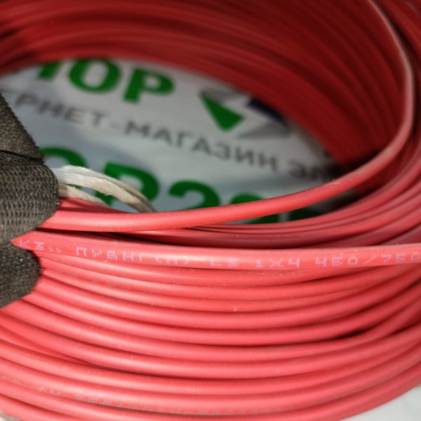 KKZ40-00010440 Электрический провод ПуВ нг А LS с 1-ой медной жилой 4 мм2 ож (одножильный) в красной негорючей ПВХ изоляции фото покупателя 3