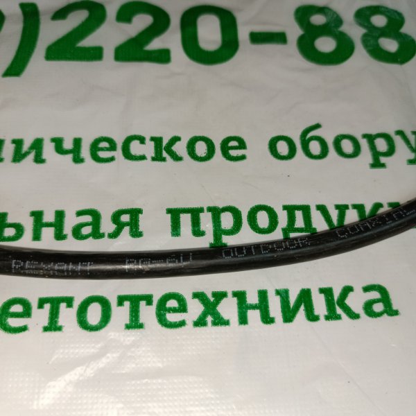 01-2204 Радиочастотный антенный TV кабель RG-6 outdoor черный для эфирного, спутникого и кабельного телевидения фото покупателя 3