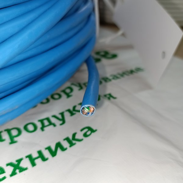 01-0147 Сетевая медная витая пара с экраном FTP indoor 4 одножильных пары категории 6 для интернета фото покупателя 2