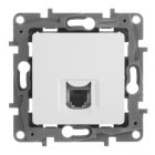 Розетка телефонная Legrand Etika 1хRJ11, белый изображение 1
