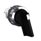 Переключатель ABB M2SS5-20B (длинная ручка) черный 2-х поз. (корпус) 90° с фиксацией изображение 1