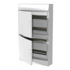 Шкаф настенный ABB Mistral41 72М (4x18) непрозрачная дверь, клеммы (1SLM004102A3110) изображение 1