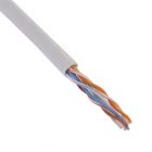 Кабель витая пара ITK неэкранированный U/UTP 4х2х24AWG cat 5e solid серый [305м] (провод для интернета) изображение 1