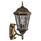 Светильник садово-парковый Витраж Feron PL160 E27 205х245х440мм черное золото (на стену вверх) изображение 1