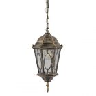 Светильник садово-парковый Витраж Feron PL164 E27 205х175х395мм черное золото (малый на цепочке) изображение 1
