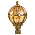 Светильник садово-парковый Сфера Feron PL3803 E27 220х220х370мм черное золото (на столб) изображение 1