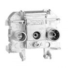 Розетка Simon 73 Loft R-TV-SAT проходная изображение 1