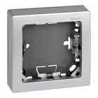 Рамка Simon 73 Loft 1 пост 75х75 мм, алюминий изображение 1