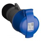 Розетка кабельная ABB Easy&Safe 232EC6 32А 2P+E IP44 6ч изображение 1