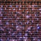 Гирлянда светодиодная Дождь 2x6m 1140LED 230V белый постоянное свечение, черный провод IP65 изображение 1