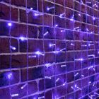 Гирлянда светодиодная Дождь 2x6m 768LED 230V синий постоянное свечение, прозрачный провод IP65 изображение 1