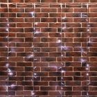 Гирлянда светодиодная Дождь 2x6m 360LED 24V белый эффект водопада, прозрачный провод IP65 изображение 1