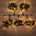 Гирлянда LED Клип-лайт, 24V, 5 нитей по 20 метров, цвет диодов теплый белый, Flashing (белый) изображение 1