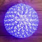 Шар светодиодный 220V, диаметр 20см, 200LED, цвет синий изображение 1