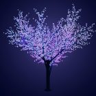 Светодиодное дерево Сакура, 1728LED 78W 24V L3.6m крона 3m синий IP65 трансформатор в комплекте изображение 1