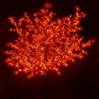 Светодиодное дерево Сакура, 1728LED 78W 24V L3.6m крона 3m красный IP54 трансформатор в комплекте изображение 1