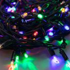 Гирлянда модульная Дюраплей LED, 20м 200 LED черный каучук мульти изображение 1