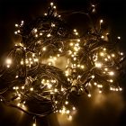 Гирлянда модульная Дюраплей LED, 100% мерцание/Flashing, 20м, черный каучук, 200LED, тепло-белая изображение 1
