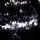 Гирлянда модульная Дюраплей LED 20м 200LED белый, черный каучук, каждый 5-й диод мерцающий/Flashing изображение 1