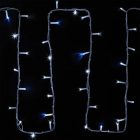 Гирлянда модульная Дюраплей LED, 20м 200LED белый, белый каучук, каждый 5-й диод мерцающий/Flashing изображение 1